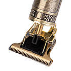 Акумуляторний тример для волосся + 3 насадки, з USB, YT08-10 / Машинка для стрижки / Тример чоловічий, фото 3