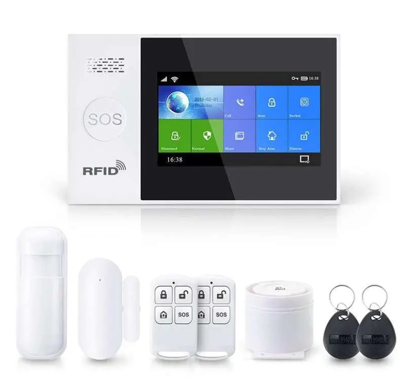 Комплект сигналізації Kerui PG107 Tuya WiFi  Домашня система охоронної сигналізації, фото 1