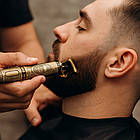 Акумуляторний тример для волосся + 3 насадки, з USB, YT08-10 / Машинка для стрижки / Тример чоловічий, фото 7