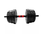 🙌Регульовані гантелі 2×10 кг із зєднувачем для штанги, фото 6