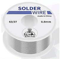 Дріт припій 50 г 1 мм 63Sn/37Pb