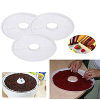 Комплект піддонів лотків для пастили для електросушарок Біломо Вітерець Ротор Чудесниця Profit M (3 шт) Товари для дому