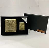Набір "Jack Daniels" із запальничкою та кейсом на подарунок чоловікові