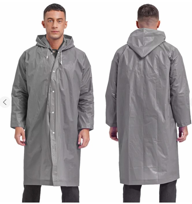 Плащ-дощовик EVA Унісекс Серый, фото 1