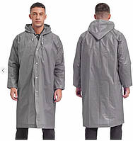 Плащ-дождевик EVA  Унисекс Сірий