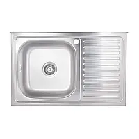 Brinex Мийка накладна 5080-L для кухні Satin 0,6 мм BRIN5080LSAT06