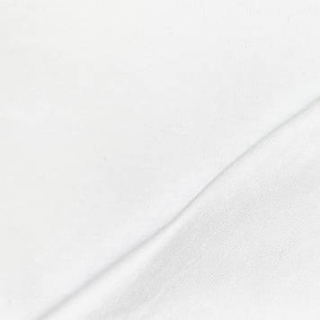 Кулір стрейч трикотажне полотно преміум однотон білий оптик
