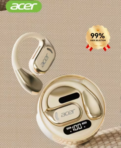 Bluetooth-навушники Lenovo Acer OHR510 для спорту бежевые, фото 1