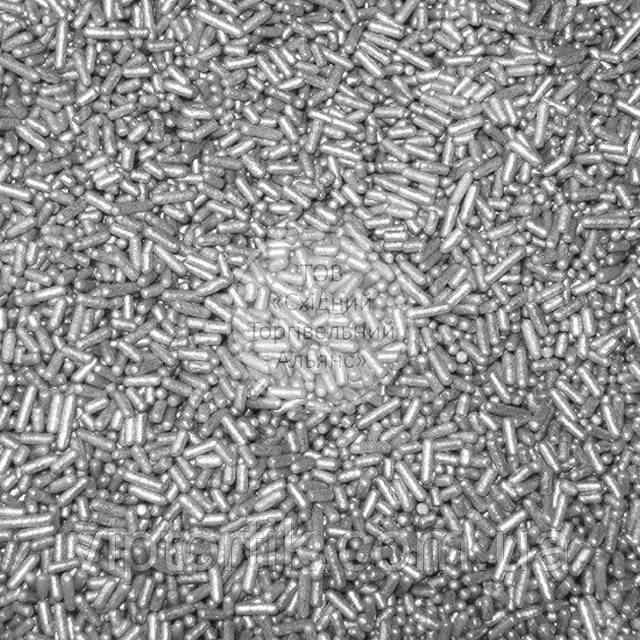 Посипки кондитерські — Вермішель Срібло, фото 1