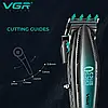 Машинка для стрижки VGR Professional V-270 9000rpm Black&Green, фото 3