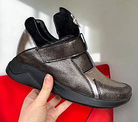 Черевики снікерси жіночі демісезонні на платформі танкетці 38р, кросівки снікерси жіночі осінні на байку