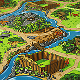 Ковролін дитячий з оверлоком розмір 2x2 м, фото 8