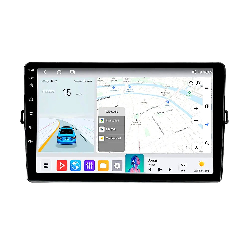 Штатна магнітола андроїд TOYOTA Auris 2006, Автомагінтола 2 дин 2/32, штатний головний пристрій туто, фото 1