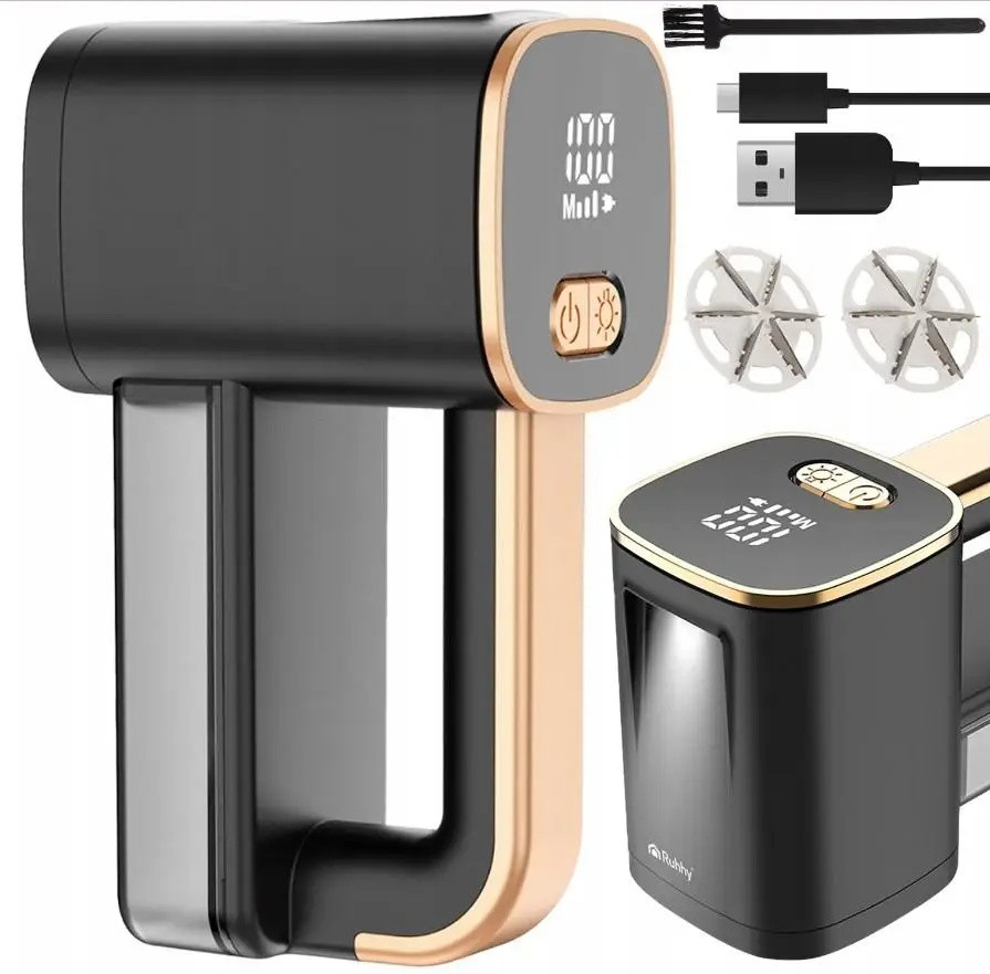 Машинка для видалення ковтунців Ruhhy 26642, акумуляторна, LED, РК-дисплей, фото 1