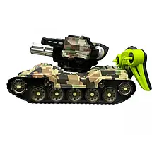 Танк на радіокеруванні для дітей 360° з пультом ДУ, світлом та звуком, фото 4