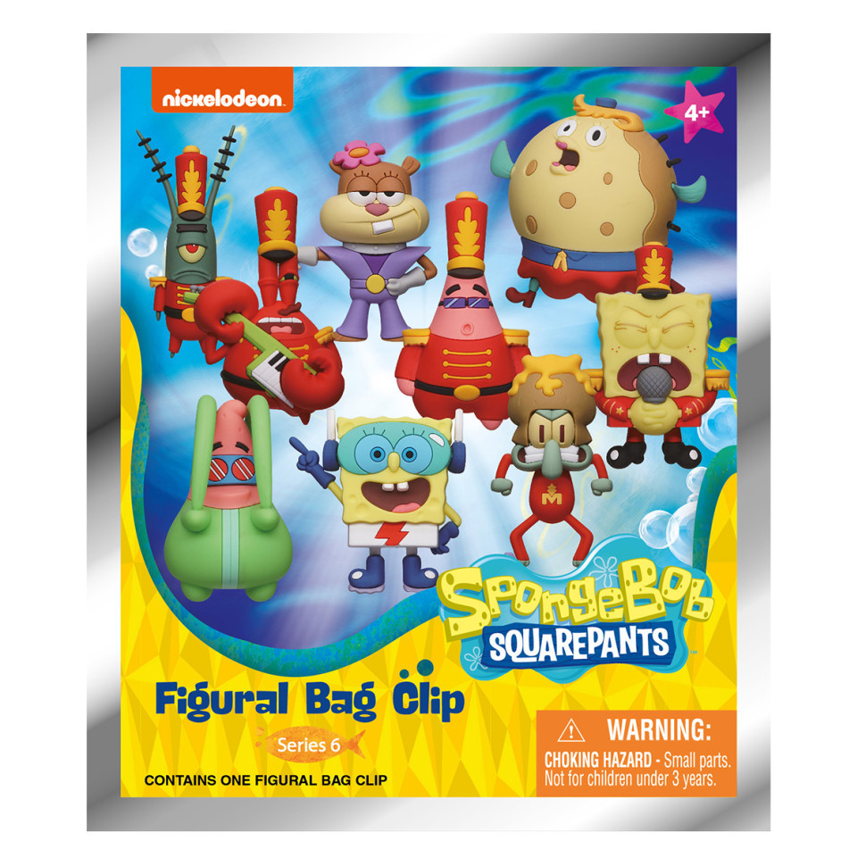 Ігрова фігурка на кліпсі "Губка Боб" Monogram 63345 серії "Nickelodeon", фото 1