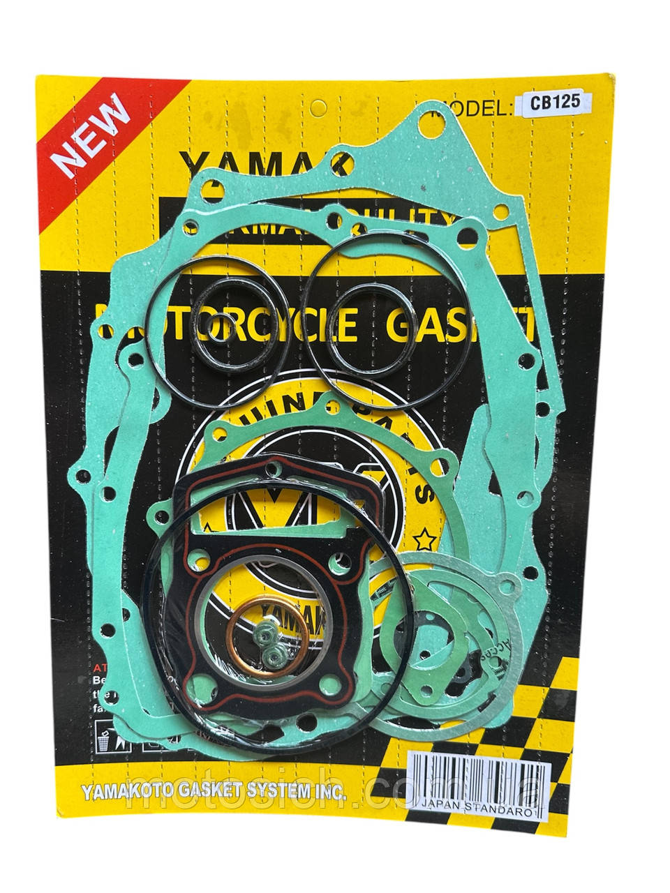 Прокладки двигуна СB-125, 56.5мм (комплект), фото 1