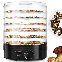 Сушарка дегідратор Mozano Food Dehydrator 500 W Czarna
