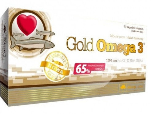 Омега Olimp Labs - Gold Omega 3 65% EPA & DHA (60 капсул)