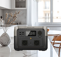 Зарядна станція EcoFlow RIVER 2 Max 512 Вт·ч із швидкою зарядкою та виходами 220 В, Акумуляторна станція Екофлоу