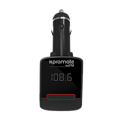 FM-трансмітер Promate ezFM Black (ezfm.black)