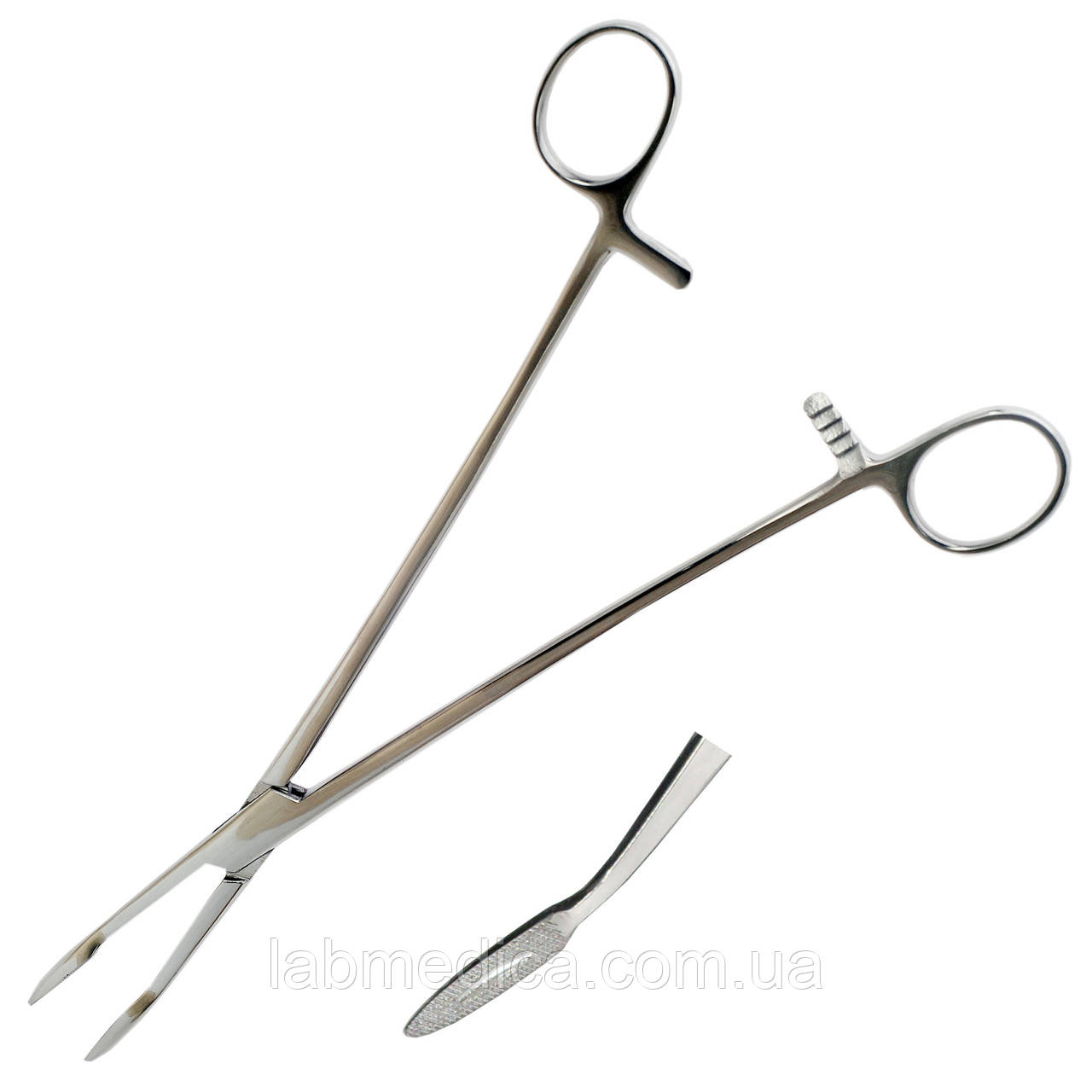 Корнцанг вигнутий за Maier. Довжина 25,6 см SURGIWELOMED, фото 1