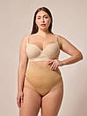 Трусики корегуючі утягуючі жіночі для зменшення силуету талії стрінги ромб+ бежеві розмір S, фото 6