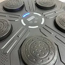 Настінний ударний електронний тренажер для боксу з підсвічуванням та музикою | Інтерактивний фітнес-аксесуар, фото 4