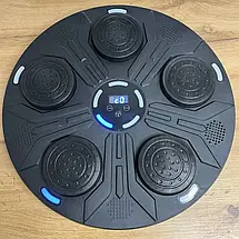 Настінний ударний електронний тренажер для боксу з підсвічуванням та музикою | Інтерактивний фітнес-аксесуар, фото 5