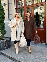 Жіноче пальто з хутра баранчик L-XXXL, фото 8