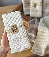 Рушник Lorenzalla кухоний вафельний 40х60 см, 6 од