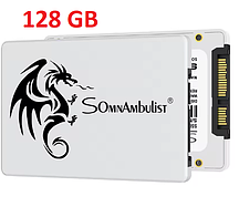 Внутрішній жорсткий диск 128GB SomnAmbulist SSD 2,5 SATA3 твердотільний ССД накопичувач
