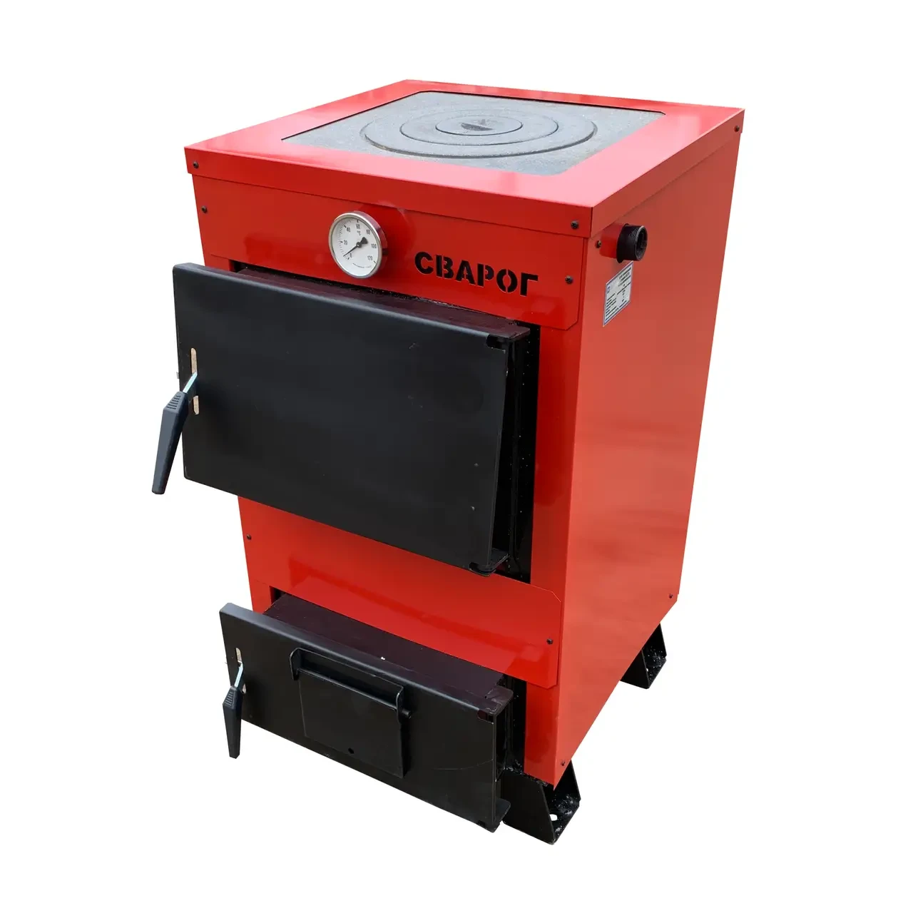(10 кВт, плита) Котел класичний 4 м сталь Сварог, фото 1