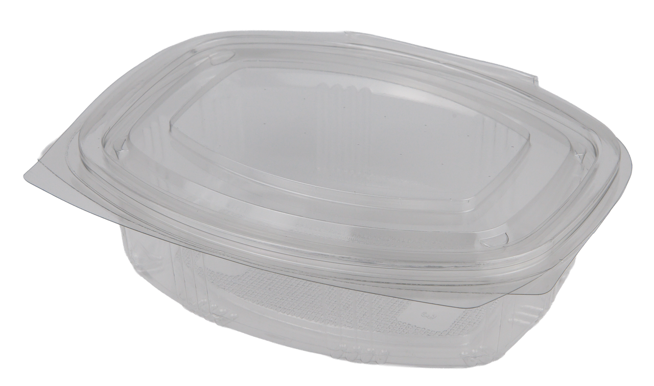 Контейнер пластиковий овальний 500 мл (50шт), фото 1