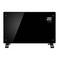 Конвекторний нагрівач 2в1 Volt Polska TermoGlass Pro 2000 W Wi-Fi SMART Black