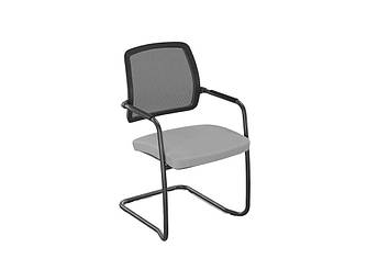 КРІСЛО КОНФЕРЕНЦІЙНЕ Enrandnepr SEVENTYFIVE чорний каркас