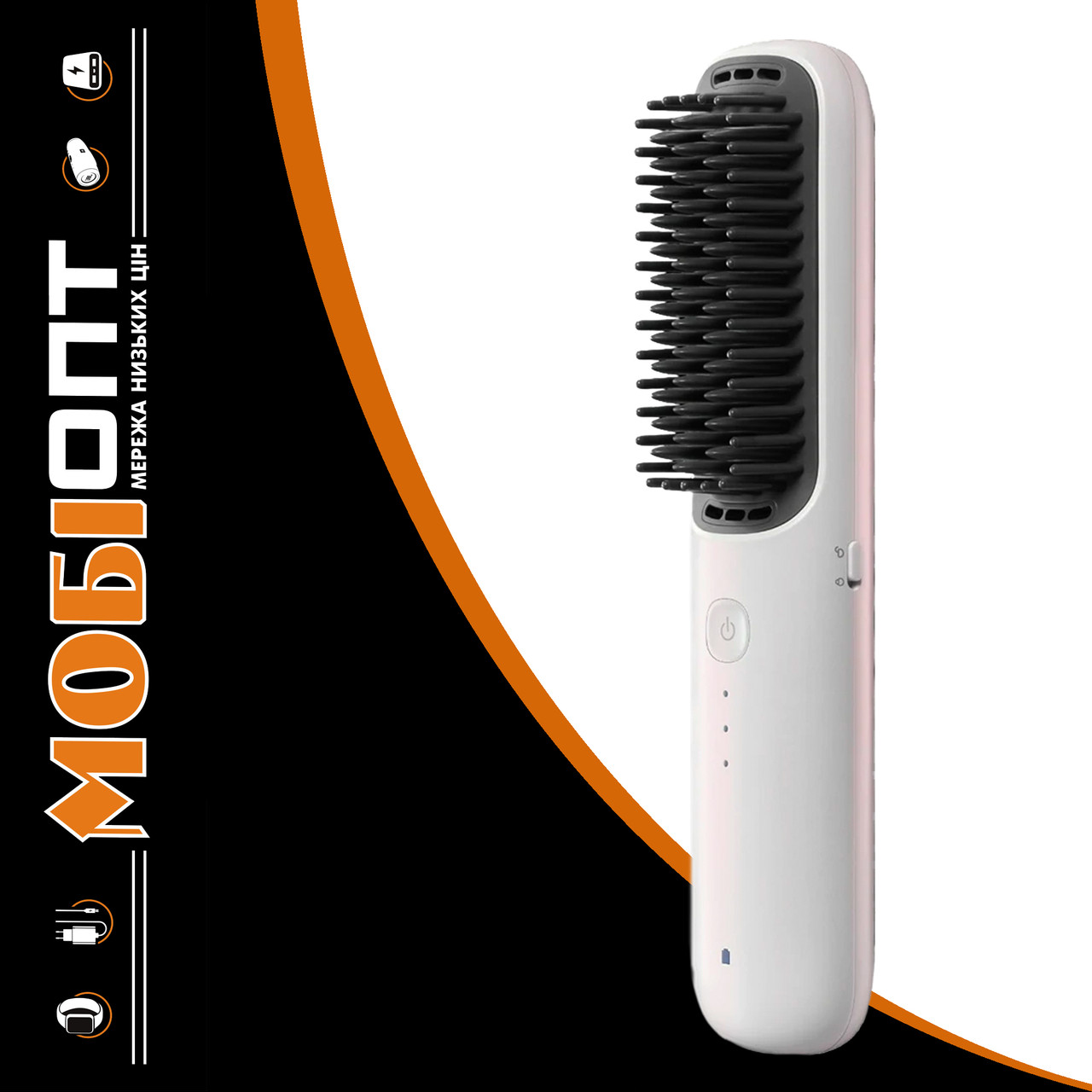 Випрямляч волосся Xiaomi Cordless Hair Straightener Brush White (BHR07RFEU) UA