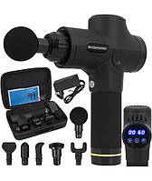 Масажний пістолет — масажер для тіла Heckermann® 20в1 + чохол