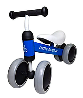 Дитячий велобіг для малюків 1,5-4 роки Balance Baby, 4 колеса. Синій