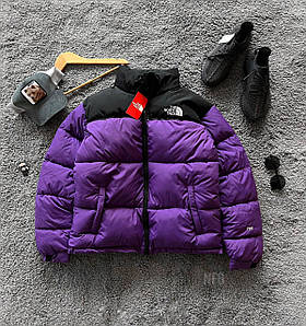 Чоловіча зимова куртка на пуху світло-фіолетоваThe North Face 700 / пуховик фіолетового кольору