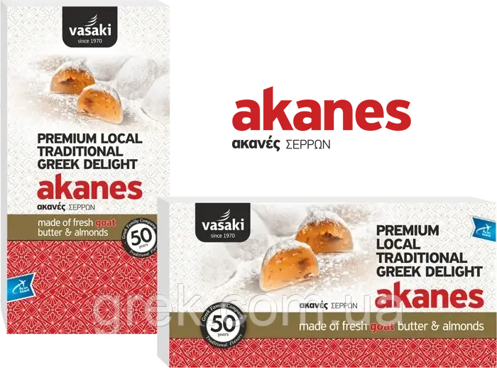 Аканес із мигдалем і козячим маслом Vasaki 300 г, фото 1