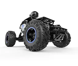 Джип на радіокеруванні ExTreme з Wi-Fi камерою, амортизацією та металопластиковим корпусом, чорний 1:16, фото 2