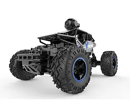 Джип на радіокеруванні ExTreme з Wi-Fi камерою, амортизацією та металопластиковим корпусом, чорний 1:16, фото 3
