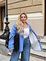 Жіноча вельветова сорочка на хутрі, фото 4