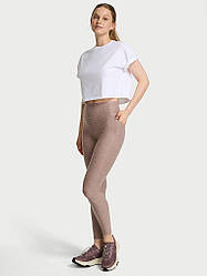 Спортивні Жіночі Легінси Victoria's Secret VSX Essential High-Rise Pocket Leggings Бежеві, XS