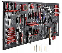Настінна металева панель органайзер для інструментів 120×60 см, фото 2