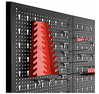 Настінна металева панель органайзер для інструментів 120×60 см, фото 6