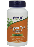 Екстракт зеленого чаю Now Foods — Green Tea Extract 400 мг (100 капсул)