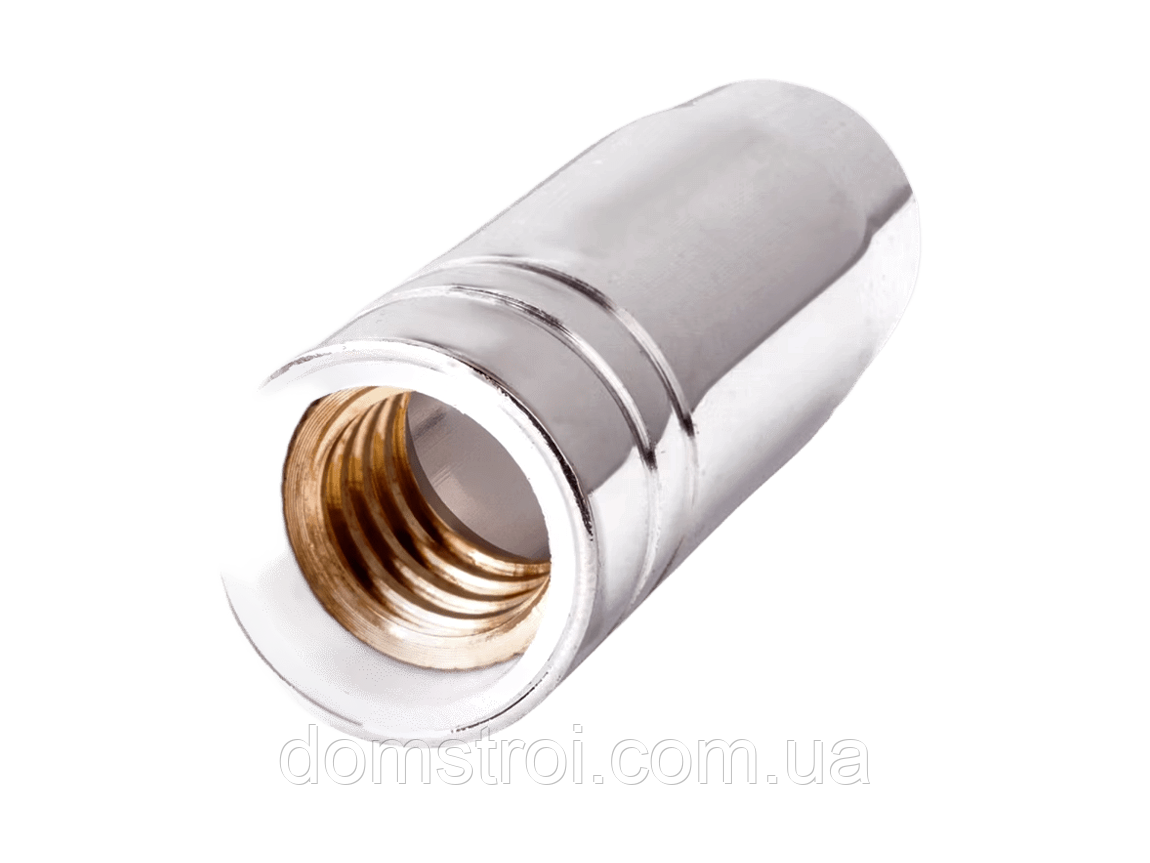 Сопло для пальника MIG/MAG хромована мідь Т2 ізолятор фторопласт+латунь VITA MB-15 (ES-0008) різьбове