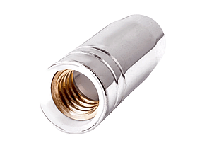 Сопло для пальника MIG/MAG хромована мідь Т2 ізолятор фторопласт+латунь VITA MB-15 (ES-0008) різьбове